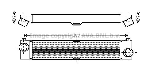 AVA QUALITY COOLING Интеркулер FT4353